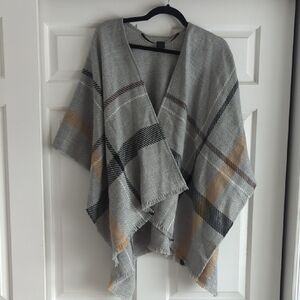 Aqua Soft Acrylic Shawl Scarf